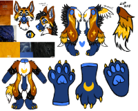 Fursuit reference sheet
